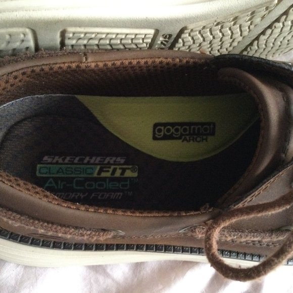 Skechers Classic Fit Men's Boat Shoes Memory Foam Gogamat Arch US 7 Eu 39.5 Air - Picture 3 of 6